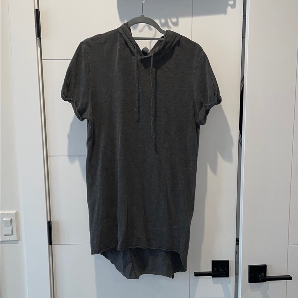 Divided Casual Gray Hoodie T-Shirt for Men